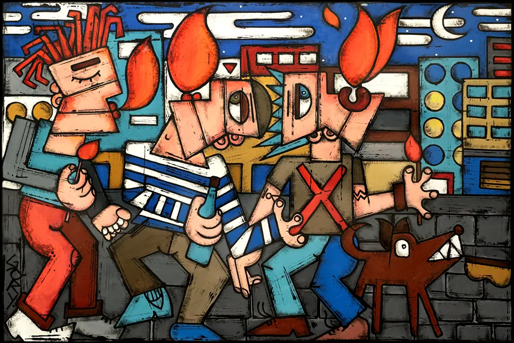 tableaux-gary-cracheurs-de-feu