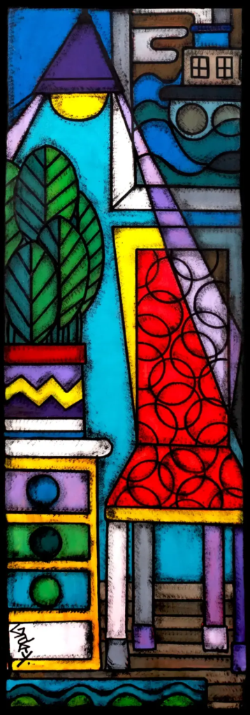 Intérieur-à-la-chaise-rouge